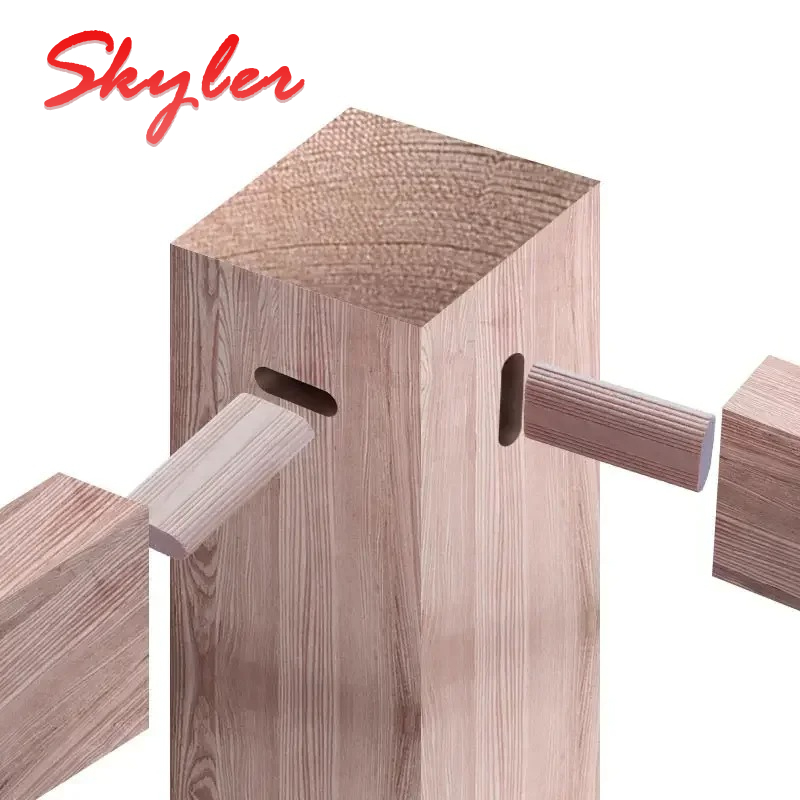 Woodworking Domino - Domino 100/unidad, de madera maciza de