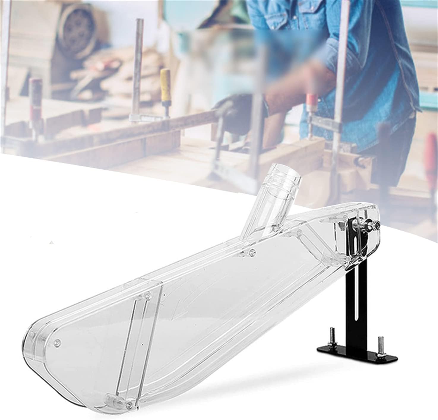 Woodworking Vacuum System - Cubierta Protectora Transparente para Sierra de