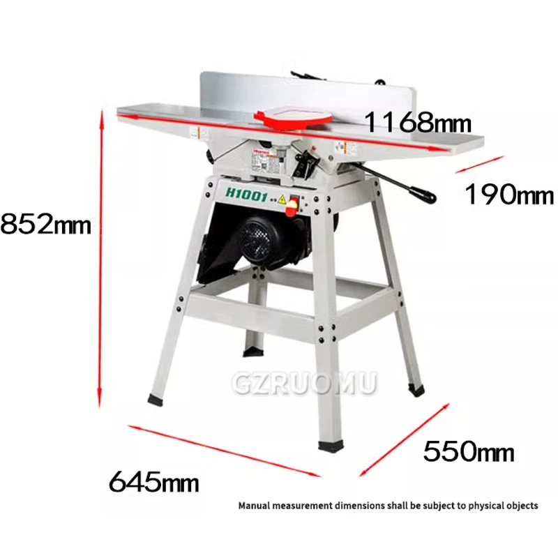 Cepilladora de Mesa de 6 Pulga - Woodworking Thicknesser reseña y precio