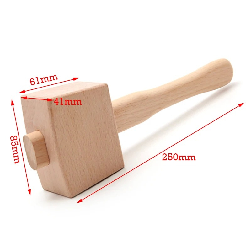 DIY cuero hecho a mano, herram - Wooden Mallet Carving reseña y precio